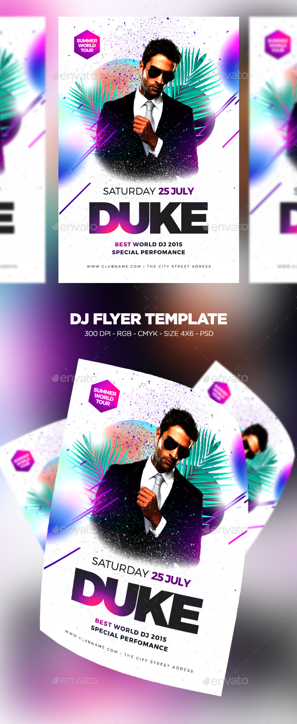 DJ Flyer - Clubs & Parties Events