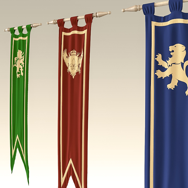  Medieval  flags  by madMIX X 3DOcean