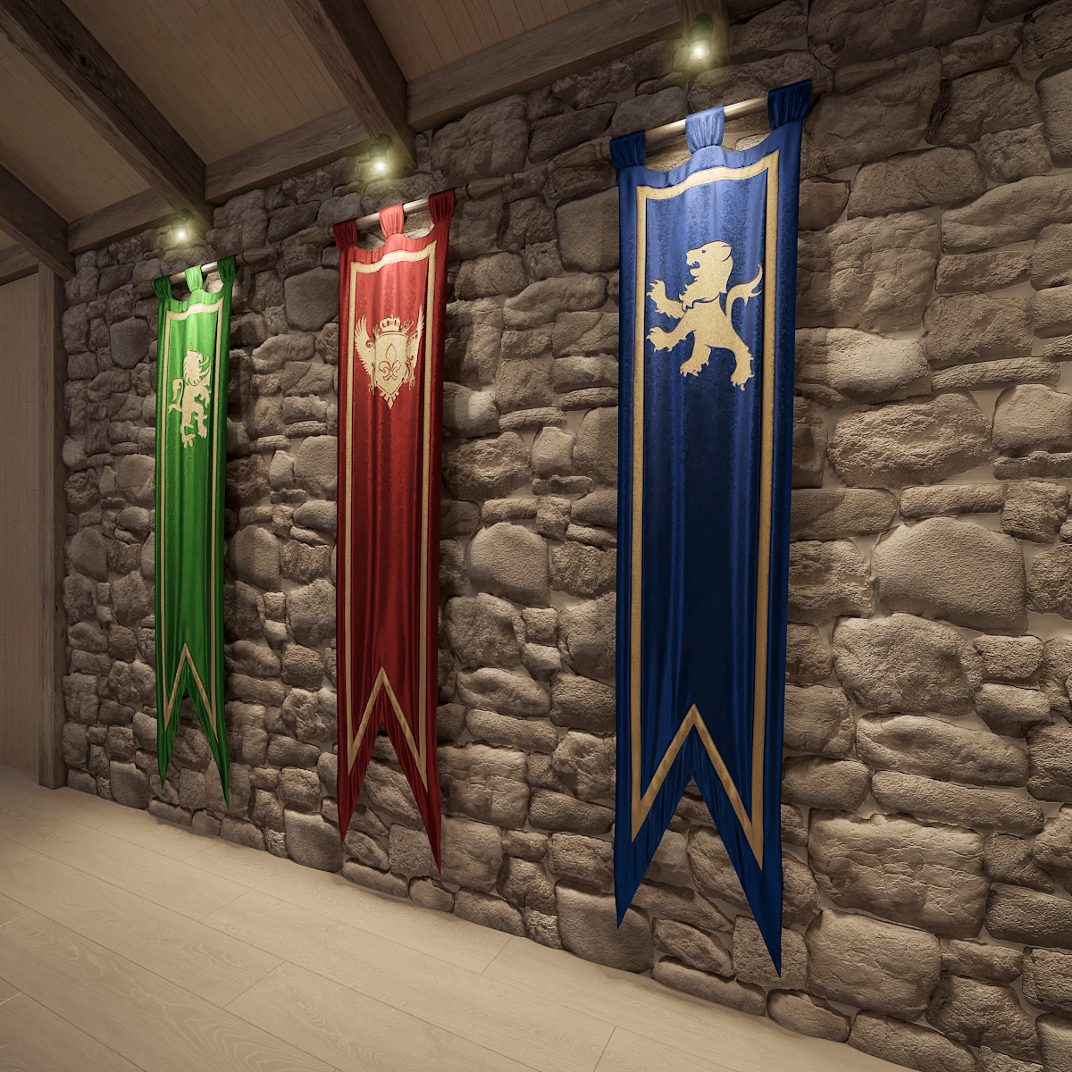 Medieval_flags by madMIX_X | 3DOcean