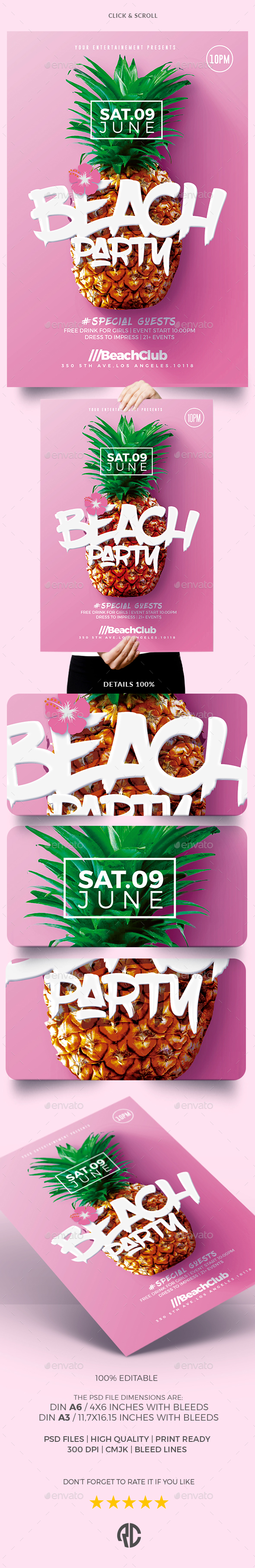 Summer Party - Templates - Clubs & Parties Events