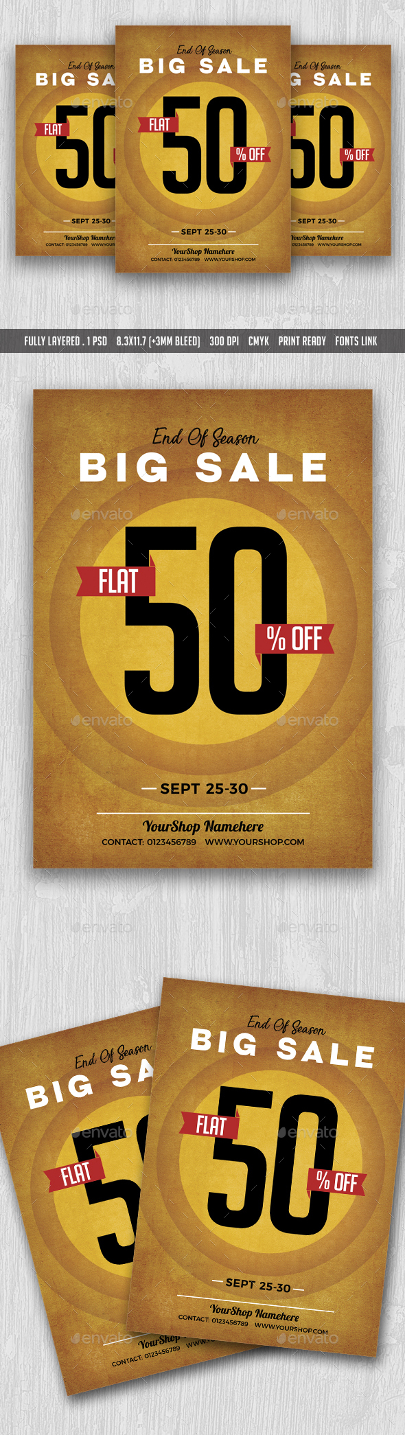 Big Sale Flyer Poster - Flyers Print Templates