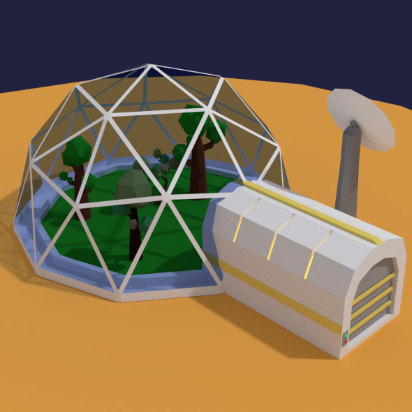 Low Poly Sci - 3Docean 20148235