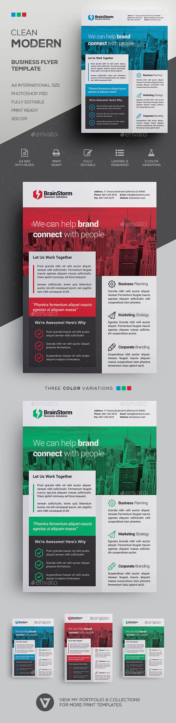 Corporate Business Flyer Template - Corporate Flyers