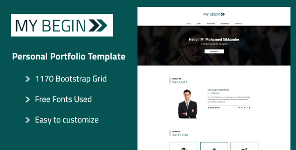 My Begin - ThemeForest 20037904