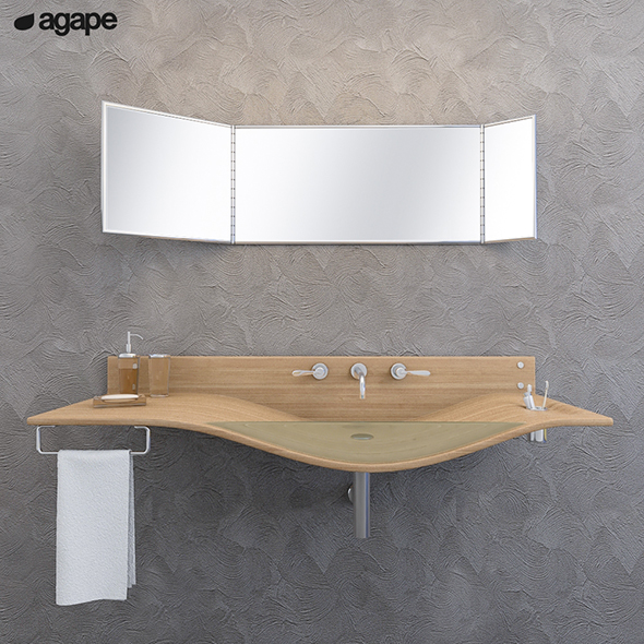 washbasin Agape Gabbiano - 3Docean 20151552