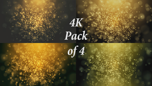 Golden Bokehs and Particles Loop Backgrounds
