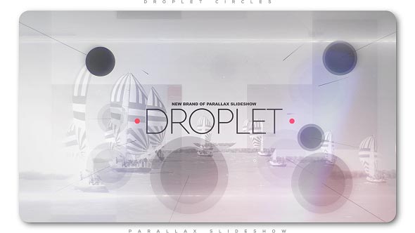 Droplet Circles Parallax - VideoHive 20152229