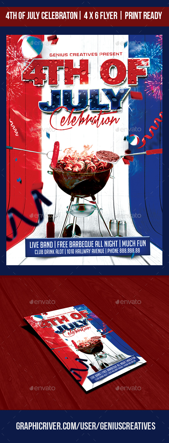4th Of July Celebration Template - Holidays Events