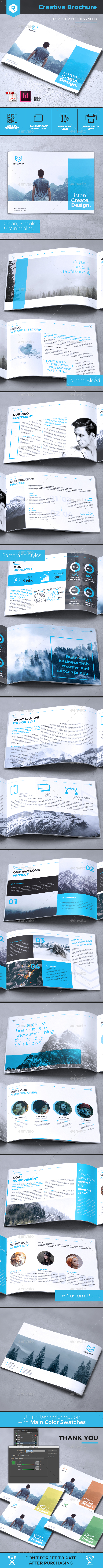 Creative Brochure Vol. 25 - A4 Landscape - Corporate Brochures