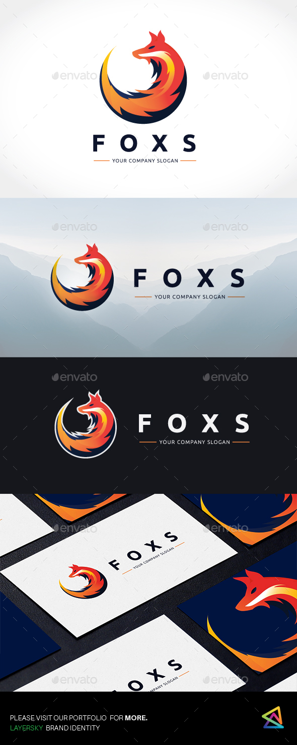 Fox Logo - Animals Logo Templates