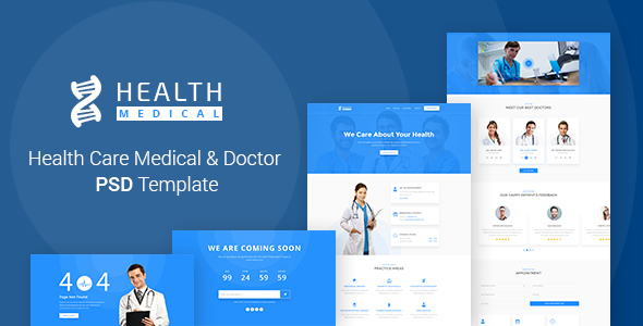 Health Care Medical & Doctor PSD Template