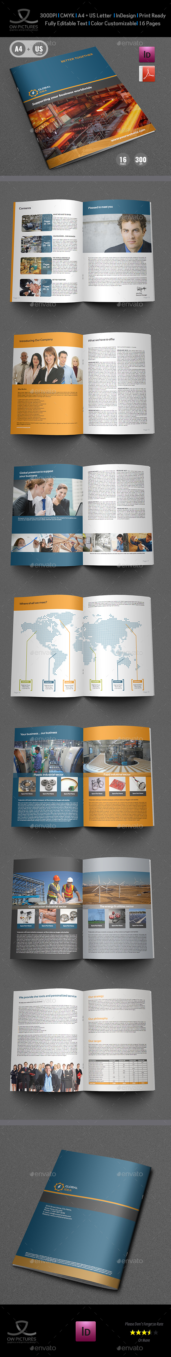 Company Profile Brochure Template Vol.2 -16 Pages - Corporate Brochures
