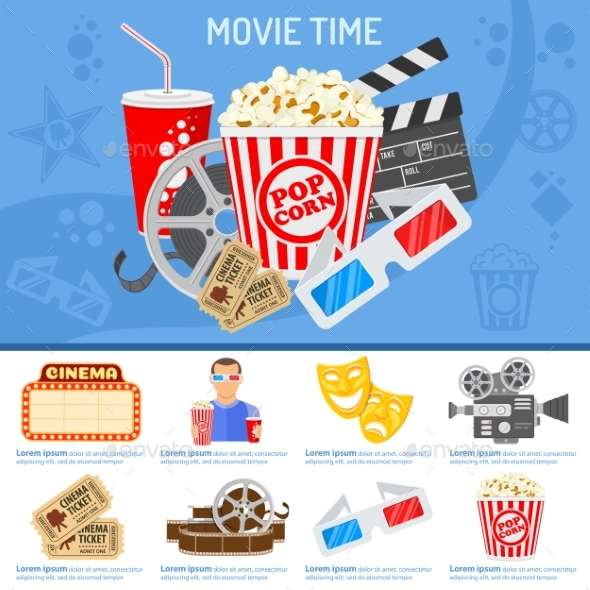 Cinema and Movie Time Concept - Media Technology