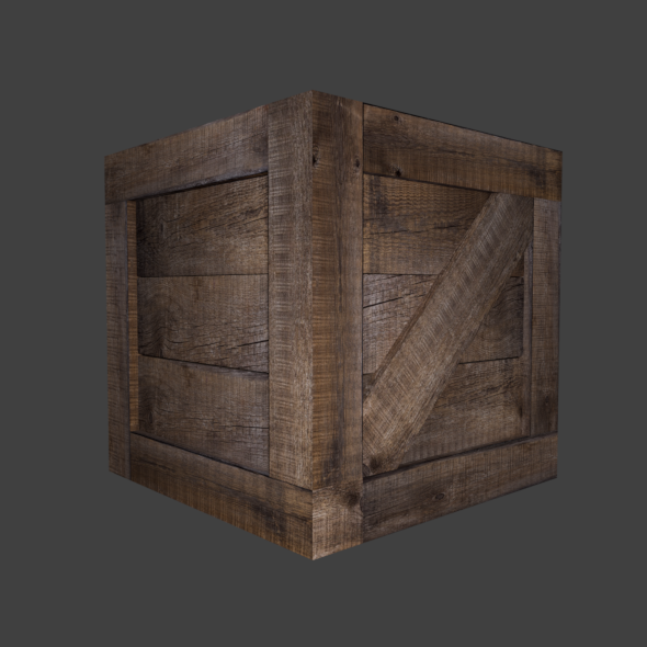 Wooden Crate - 3Docean 20159626