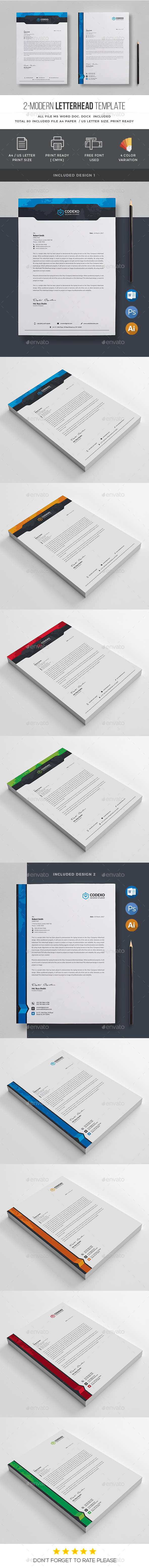 Letterhead - Stationery Print Templates