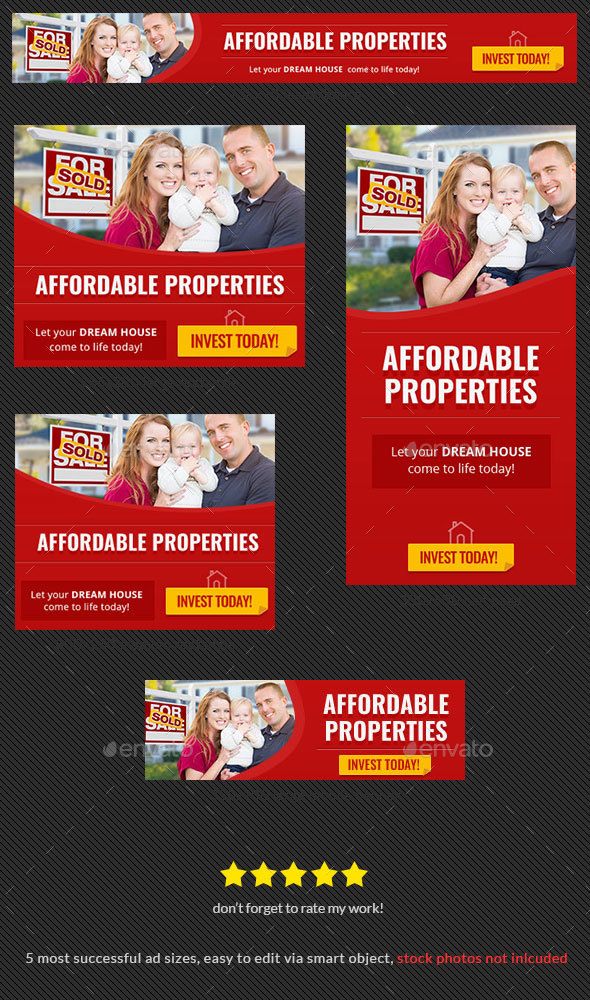 Property For Sale Banner - Banners & Ads Web Elements