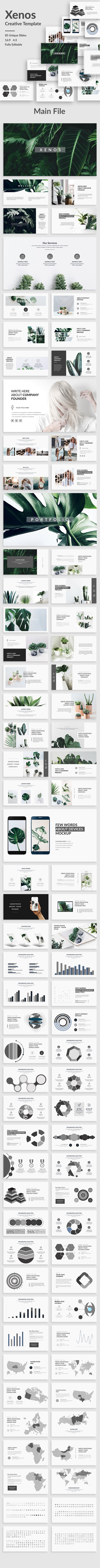 Xenos Creative Google Slide Template - Google Slides Presentation Templates