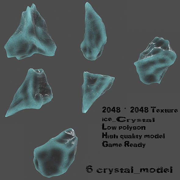 ice crystal set - 3Docean 20160452