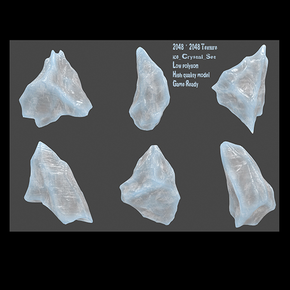 ice crystal set - 3Docean 20160522