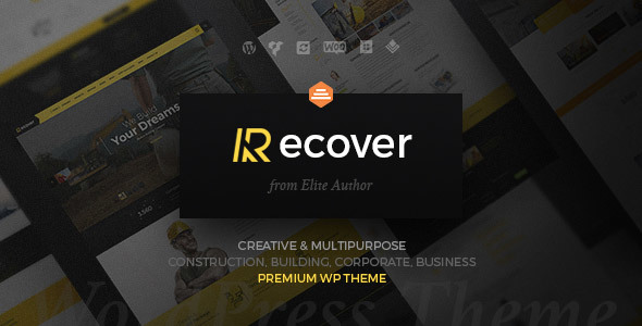 Construction Building Business WordPress Theme - Recover - Business Corporate