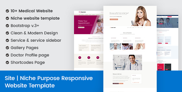 Multi Purpose Responsive Website Templates - Site - Health & Beauty Retail