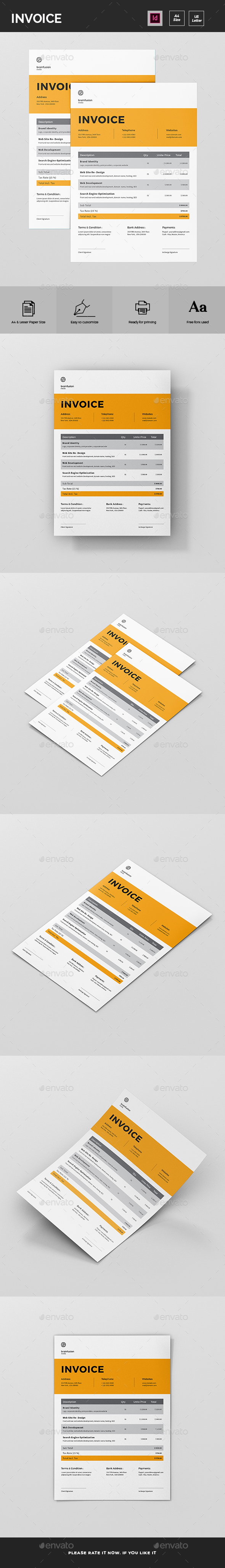 Invoice - Proposals & Invoices Stationery