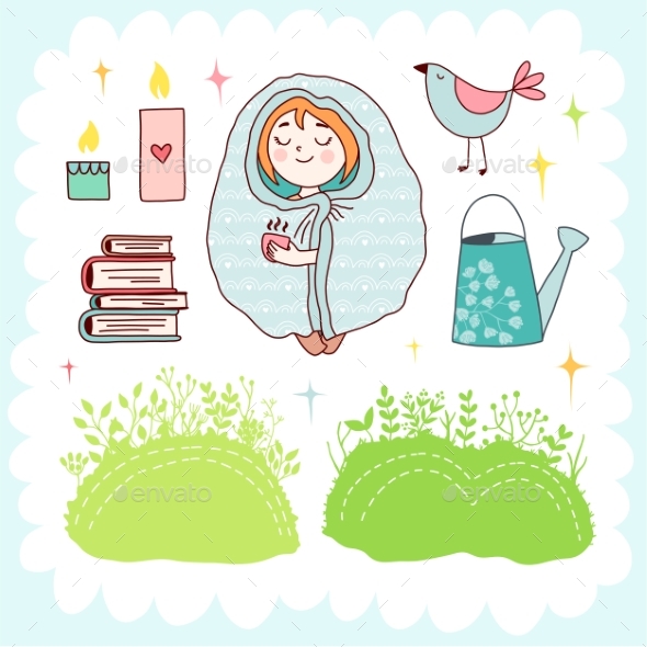 Doodles Elements - Objects Vectors
