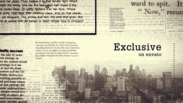 Typo OpenerOld Newspapers - VideoHive 20165731