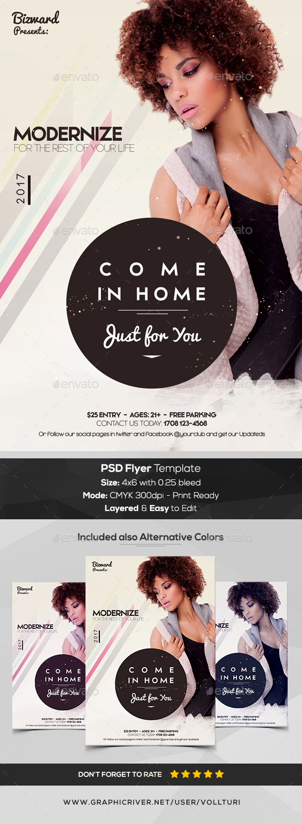 Come in Home - PSD Flyer Template - Flyers Print Templates