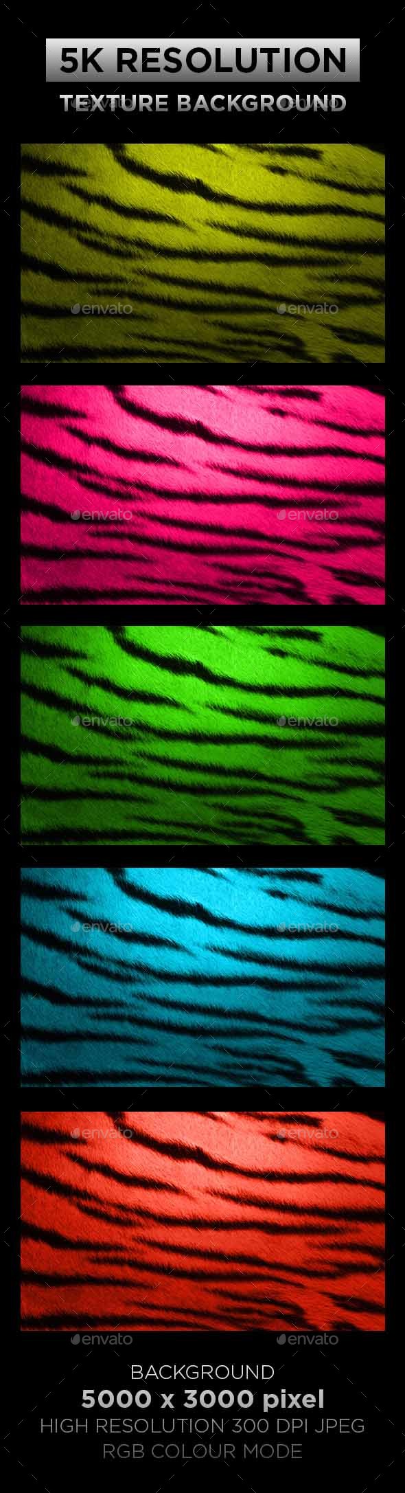 Tiger Texture Background 002 - Backgrounds Graphics