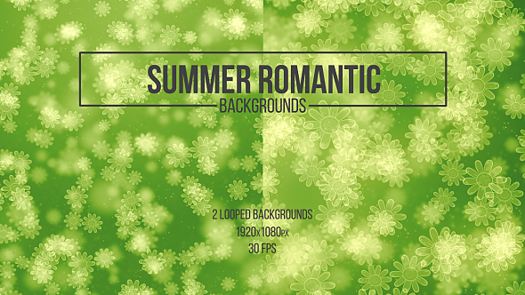 Summer Romantic Green Backgrounds alt