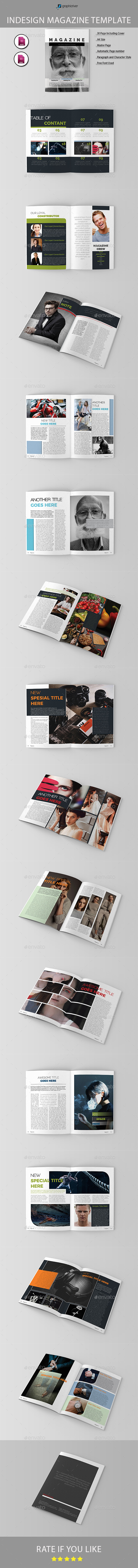 Magazine Template03 - Magazines Print Templates