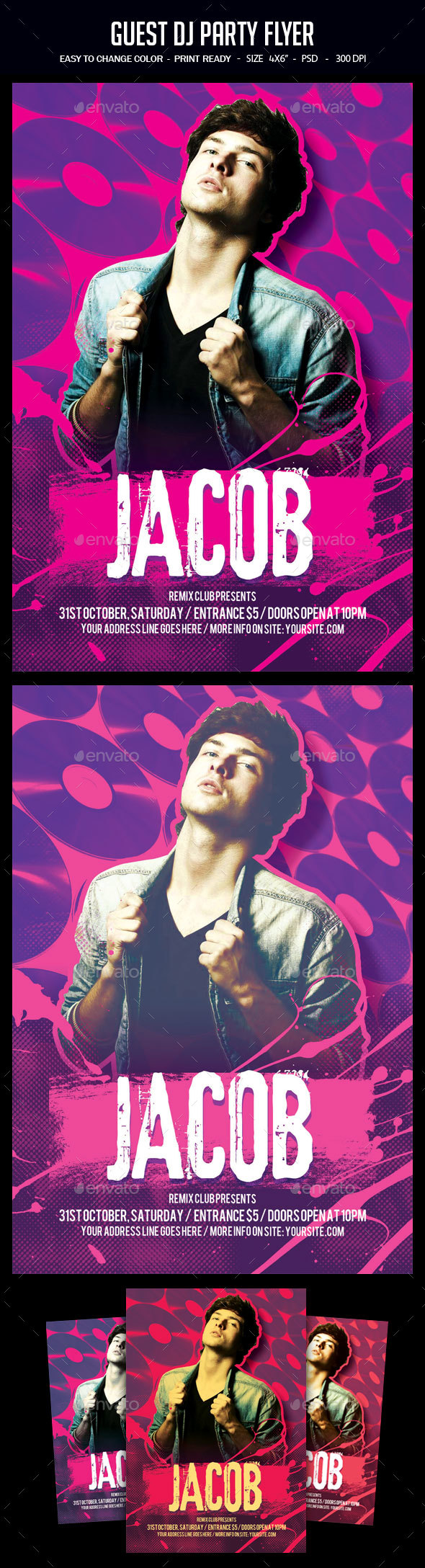 Guest Dj Party Flyer - Clubs & Parties Events