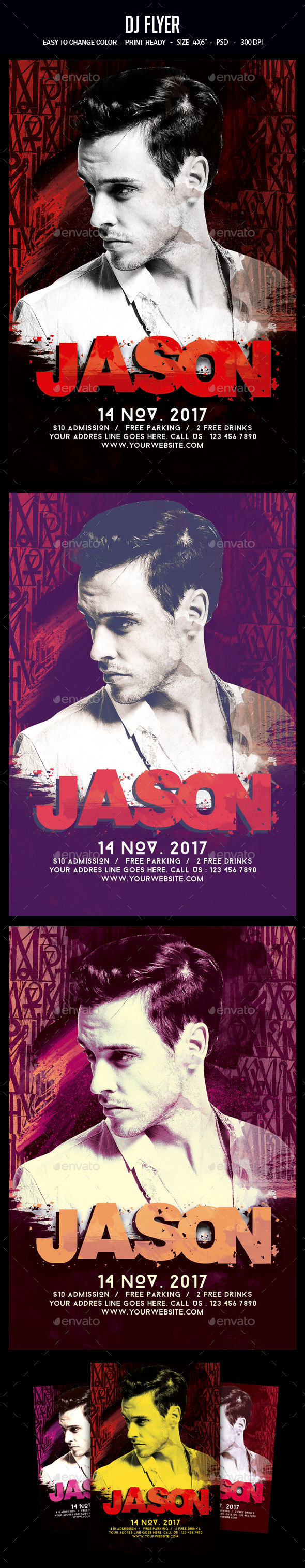 Dj Flyer - Clubs & Parties Events