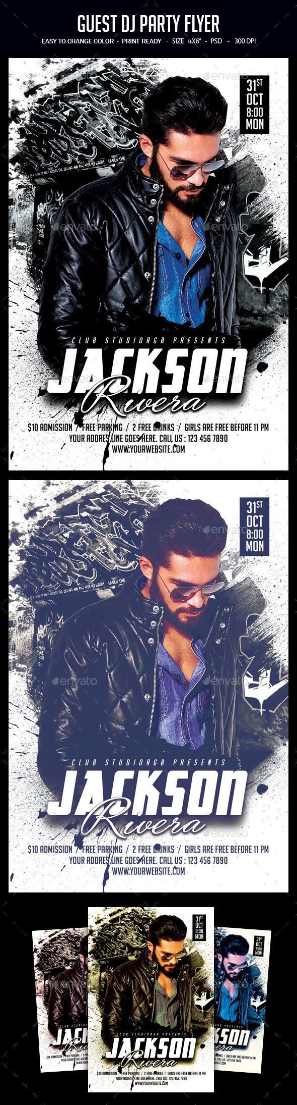 Guest Dj Party Flyer - Clubs & Parties Events