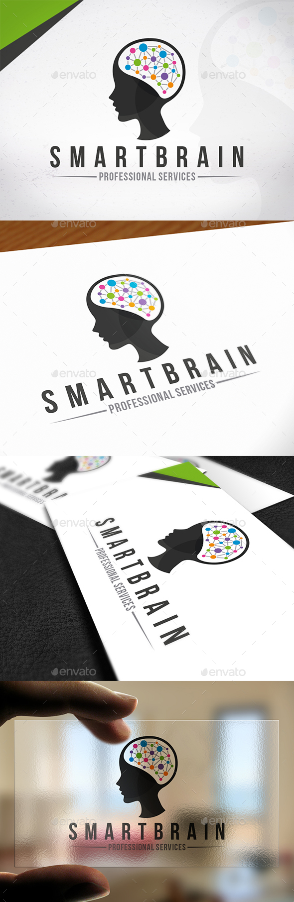 Smart Brain Creative Logo - Humans Logo Templates