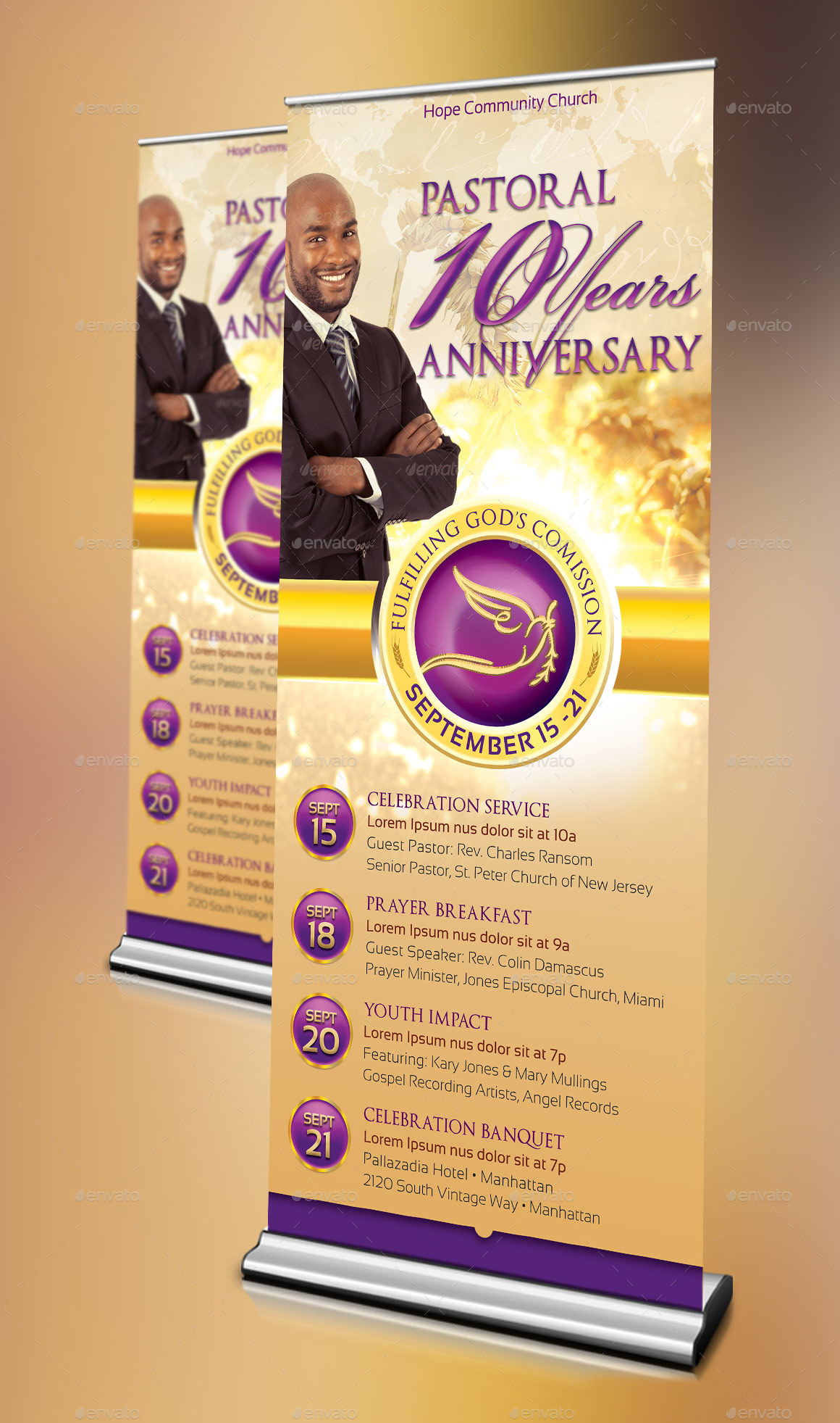 clergy anniversary template kit by godserv graphicriver anniversary template