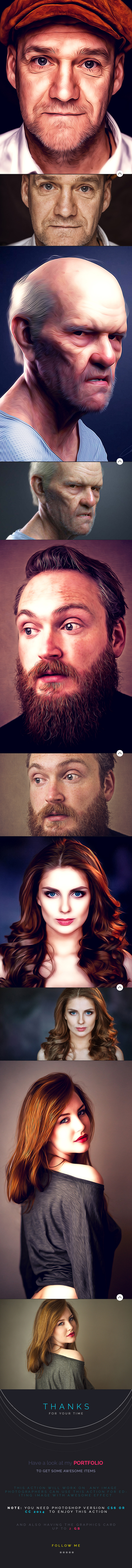Elegent Oil Paint - Photo Effects Actions