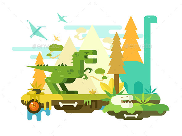 Dawn of the Dinosaurs - Animals Characters