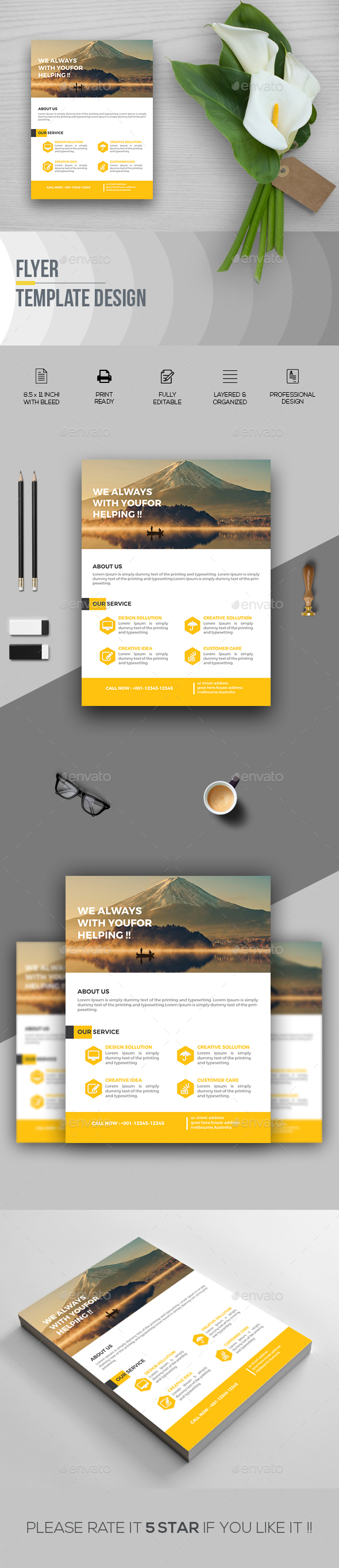 Corporate Flyer - Flyers Print Templates