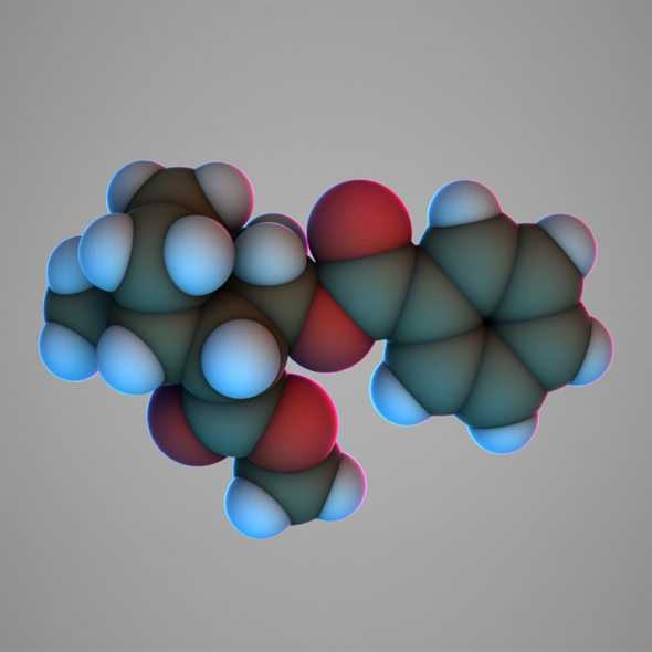 Cocaine molecule - 3Docean 20175638