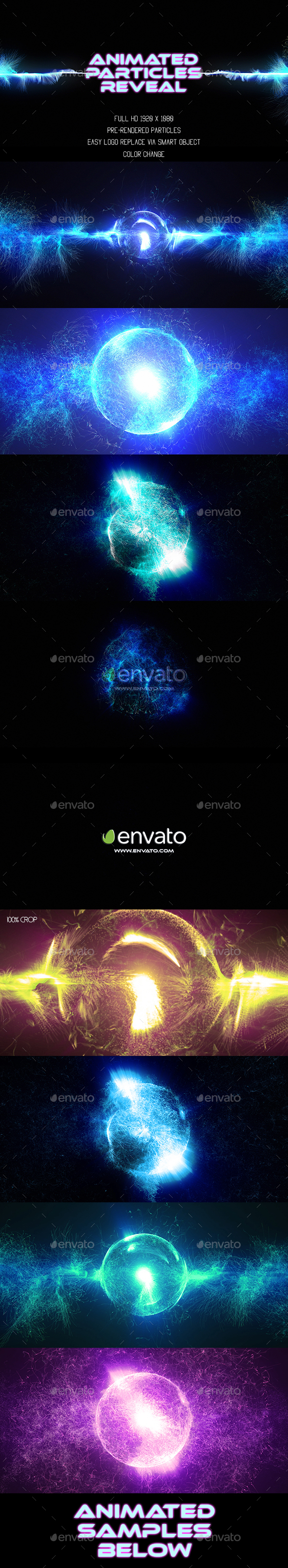 Animated Particles Reveal - Miscellaneous Web Elements