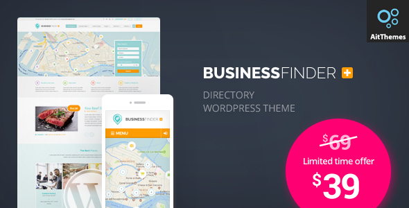 Business Finder: Directory Listing WordPress Theme - Directory & Listings Corporate