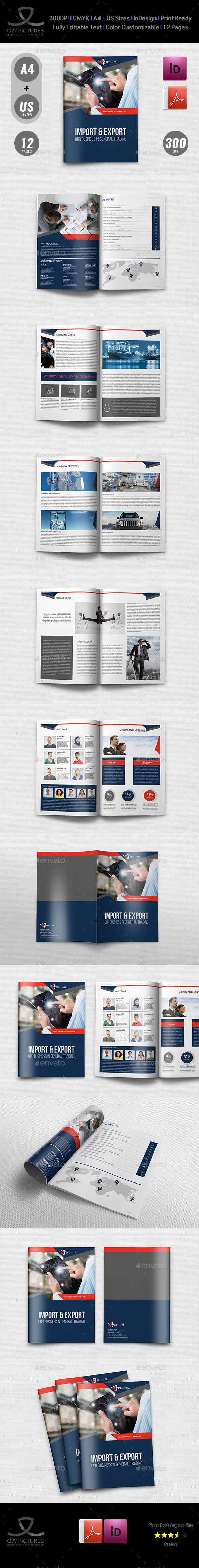 Company Profile Brochure Template Vol.44 -12 Pages - Corporate Brochures