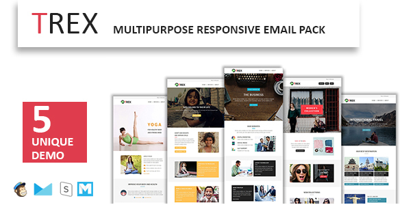 ThemeForest TREX Multipurpose Responsive Email Pack 20178881 ThemeForest TREX Multipurpose Responsive Email Pack 20178881