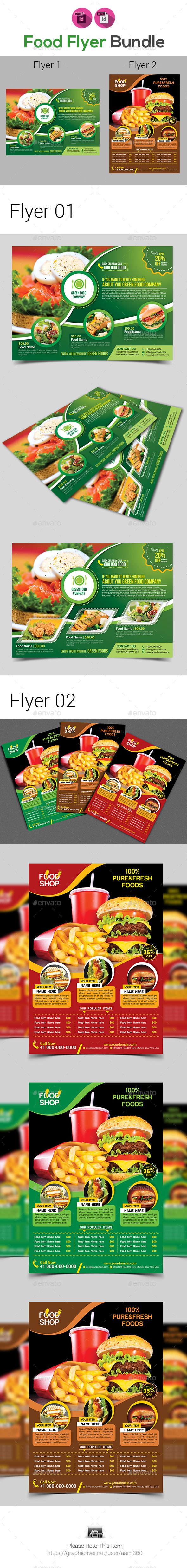 Food Flyer Template Bundle