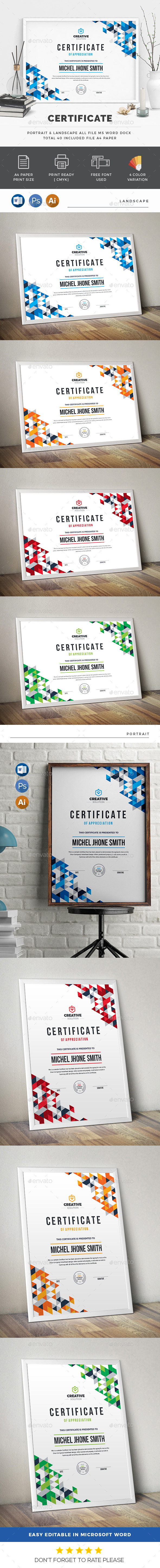 Certificate - Certificates Stationery