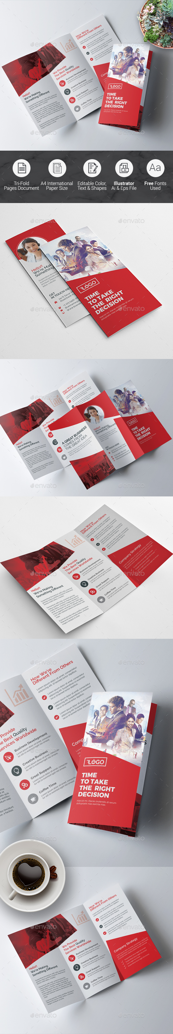 Tri Fold Brochure - Corporate Brochures