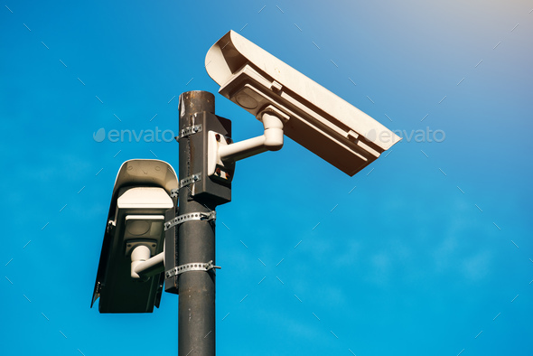 CCTV camera, modern era anti-terrorist electronic surveillance
