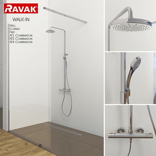 Shower room Ravak - 3Docean 20183668